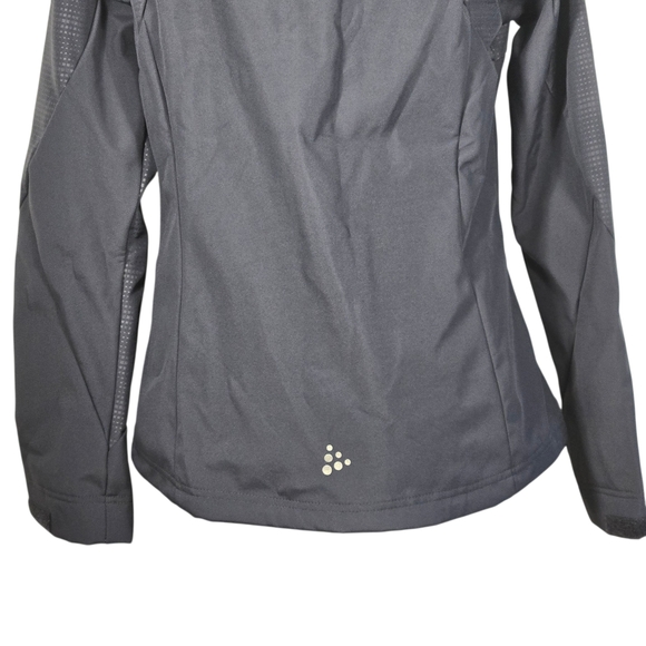 Craft Performance Softshell Hooded Jacket Navy Blue Size M NWOT - Picture 8 of 11